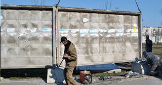 Демонтаж бетонного забора в Обнинске - Расценки от 784 руб.